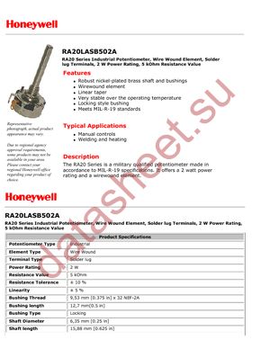 RA20LASB502A datasheet  